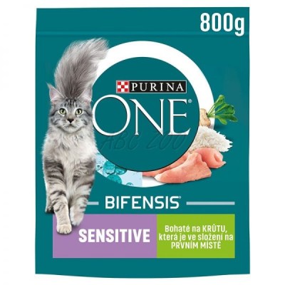 #15980 purina-one-bifensis-sensitive-morka-800-g